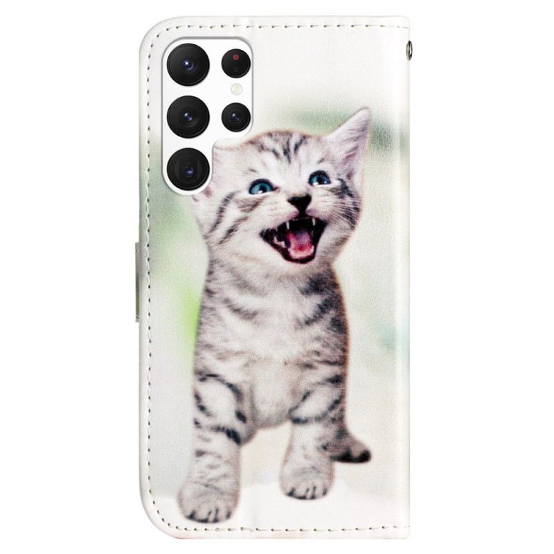 Bőrtok Samsung Galaxy S24 Ultra 5g Tanga Cat