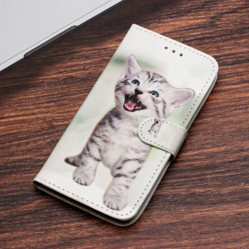 Bőrtok Samsung Galaxy S24 Ultra 5g Tanga Cat