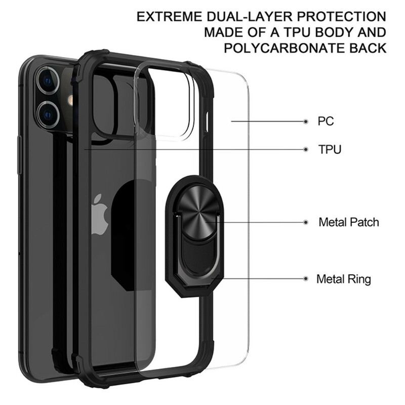 Tok iPhone 12 Pro Max Prémium Gyűrűs Hibrid