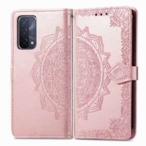 Fliptok / Bőrtok Oppo A54 5G / A74 5G Mandala Középkor