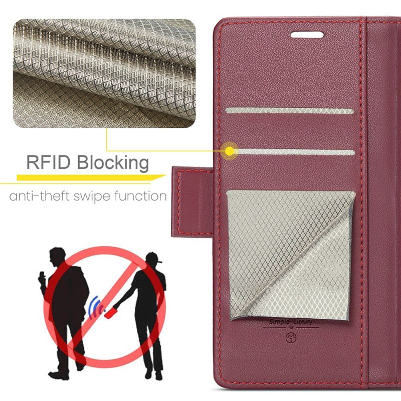 Bőrtok Samsung Galaxy S24 Plus 5g Caseme Rfid Blokkolással