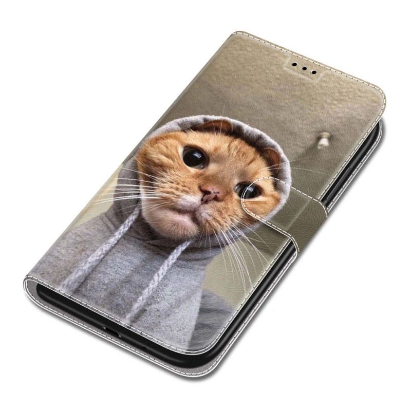 Bőrtok Samsung Galaxy S24 Plus 5g Yo Cat Szíjjal