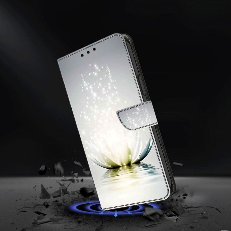 Kinyitható Bőrtok Samsung Galaxy S24 Plus 5g Lótusz