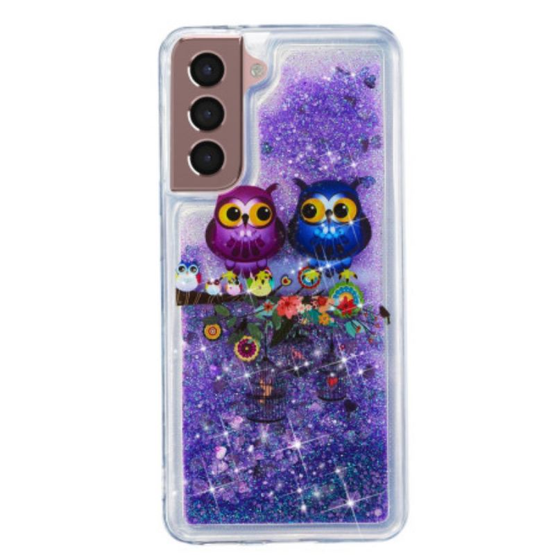 Tok Samsung Galaxy S24 Plus 5g Two Owls Liquid Glitter