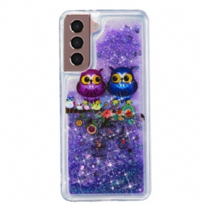 Tok Samsung Galaxy S24 Plus 5g Two Owls Liquid Glitter