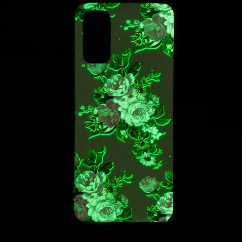 Tok Samsung Galaxy S20 Fluoreszkáló Liberty Flowers