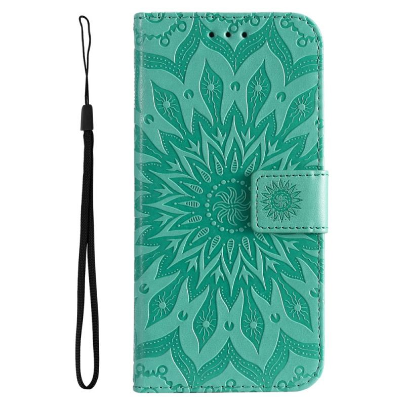 Bőrtok Xiaomi 14 Ultra Mandala Szíjjal