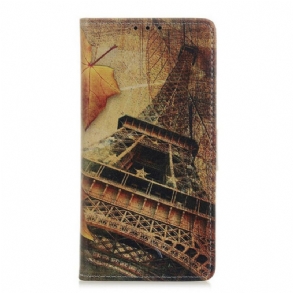 Fliptok Samsung Galaxy A02s Eiffel-torony Ősszel