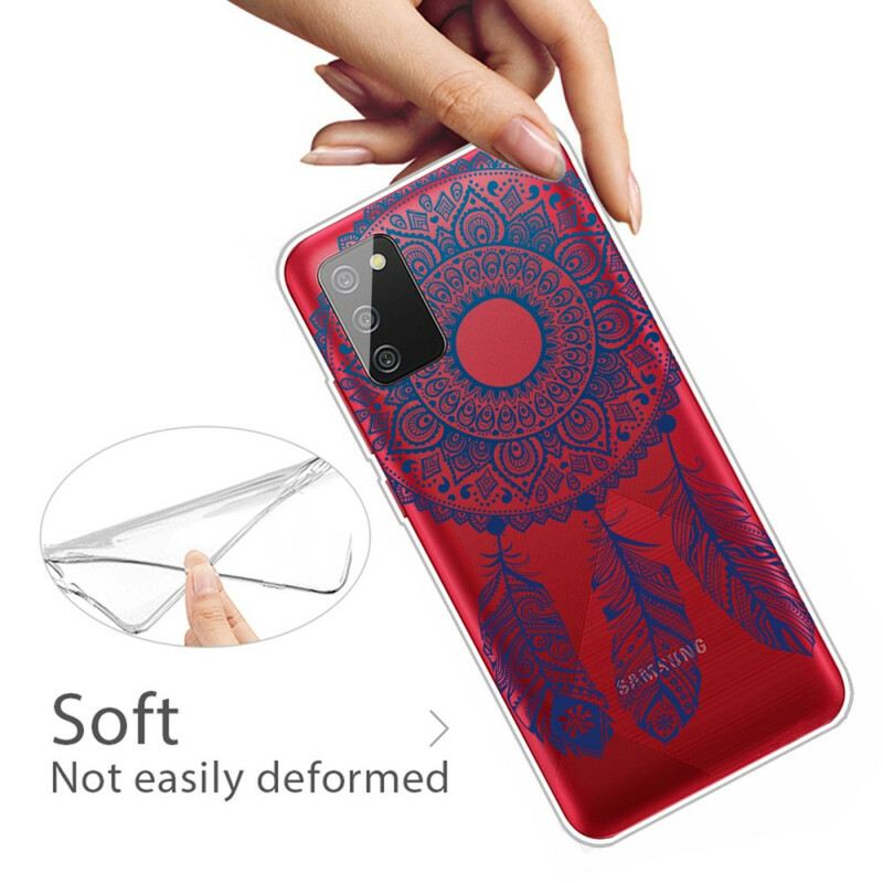 Telefontok Samsung Galaxy A02s Egyvirágú Mandala