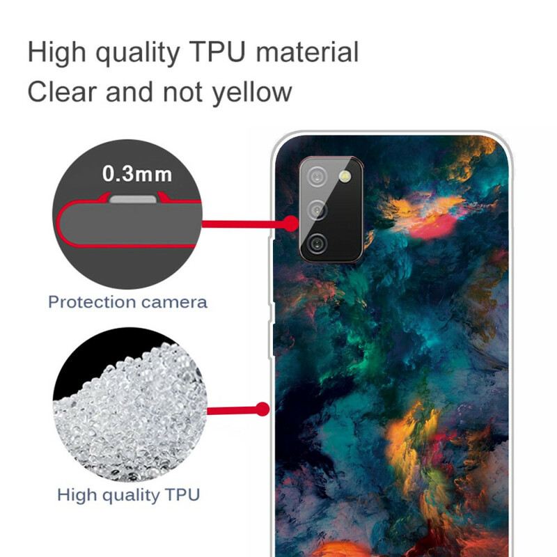 Tok Samsung Galaxy A02s Színes Felhők