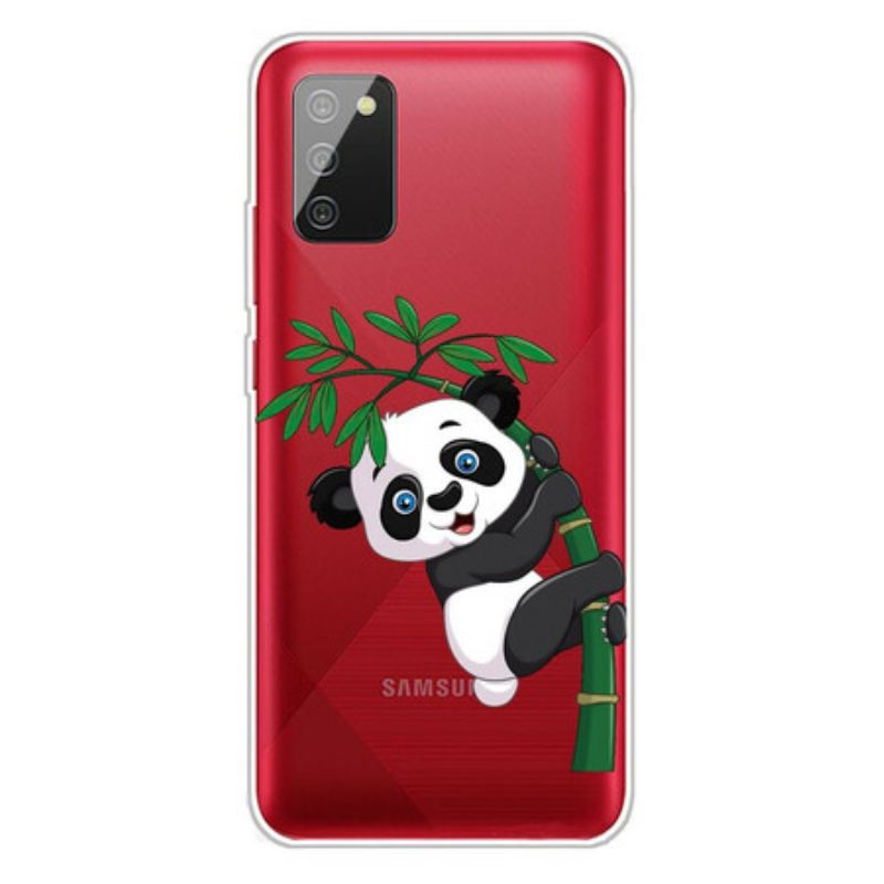 Tok Samsung Galaxy A02s Zökkenőmentes Panda Bambuszon