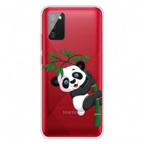 Tok Samsung Galaxy A02s Zökkenőmentes Panda Bambuszon