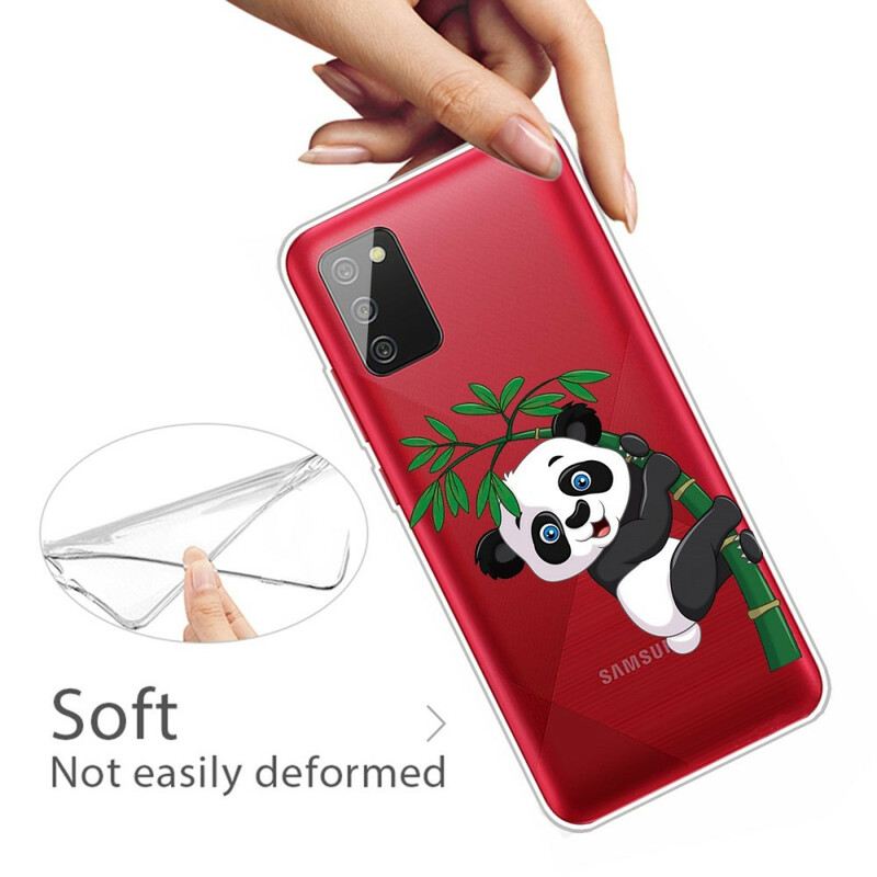 Tok Samsung Galaxy A02s Zökkenőmentes Panda Bambuszon