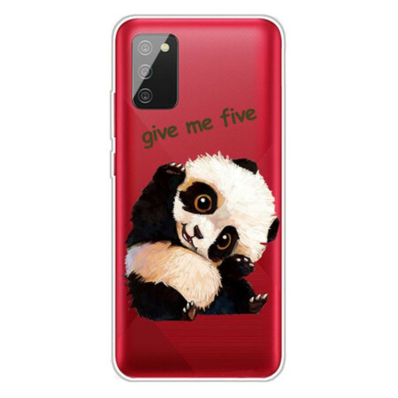 Tok Samsung Galaxy A02s Zökkenőmentes Panda Give Me Five