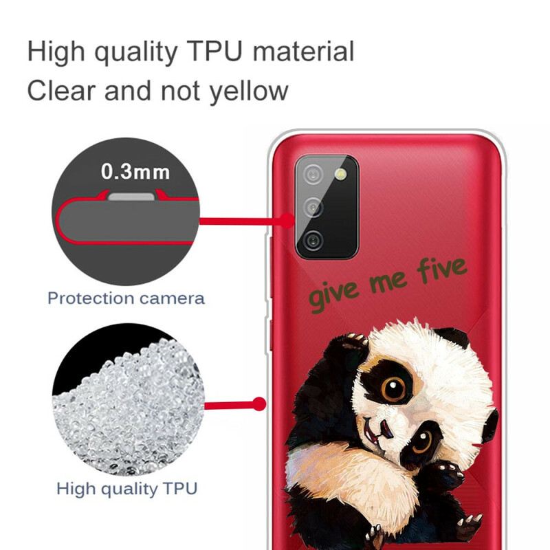 Tok Samsung Galaxy A02s Zökkenőmentes Panda Give Me Five