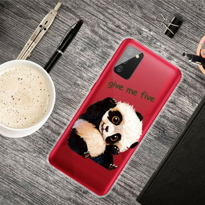 Tok Samsung Galaxy A02s Zökkenőmentes Panda Give Me Five