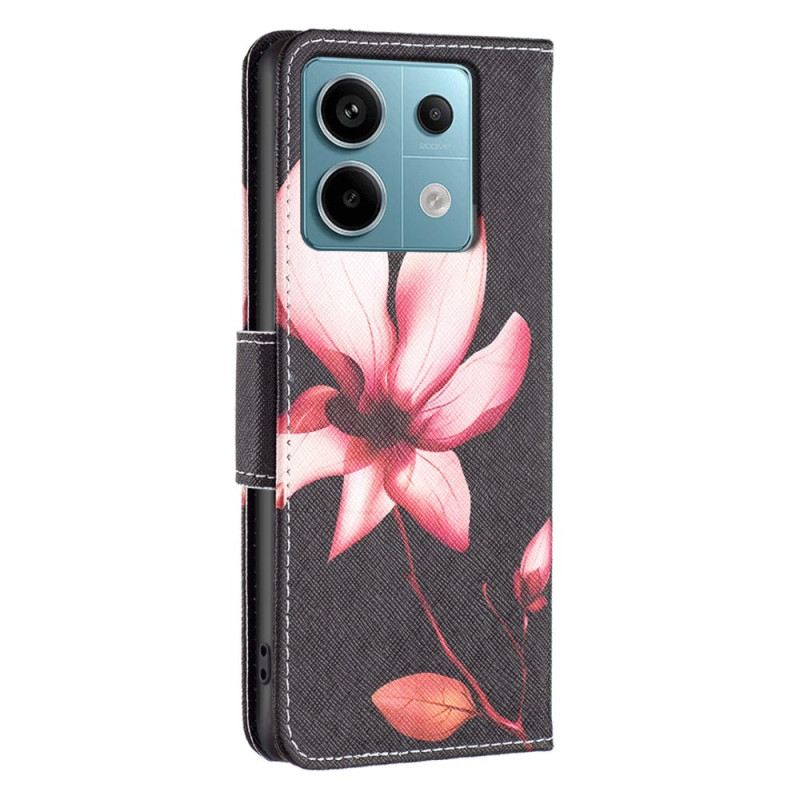 Bőrtok Xiaomi Redmi Note 13 Pro 4g Lotus