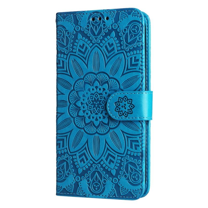 Bőrtok Xiaomi Redmi Note 13 Pro 4g Mandala Szíjjal