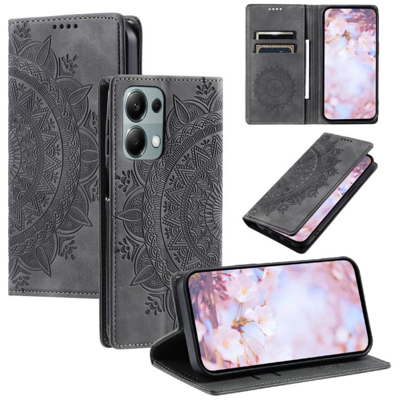 Fliptok Xiaomi Redmi Note 13 Pro 4g Mandala Velúr Hatás