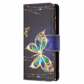 Fliptok Xiaomi Redmi Note 13 Pro 4g Strass Butterfly Pénztárca Pánttal