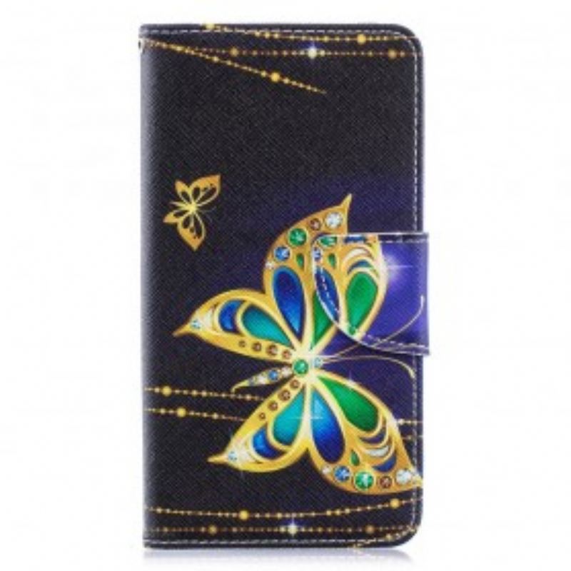 Kinyitható Tokok Samsung Galaxy A40 Magic Butterfly