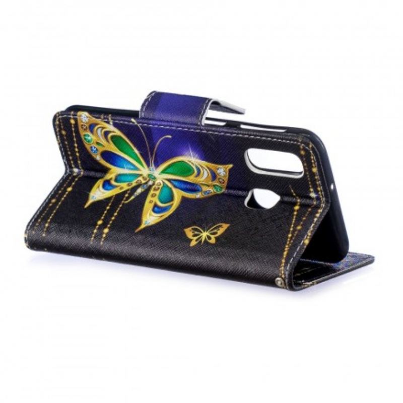 Kinyitható Tokok Samsung Galaxy A40 Magic Butterfly