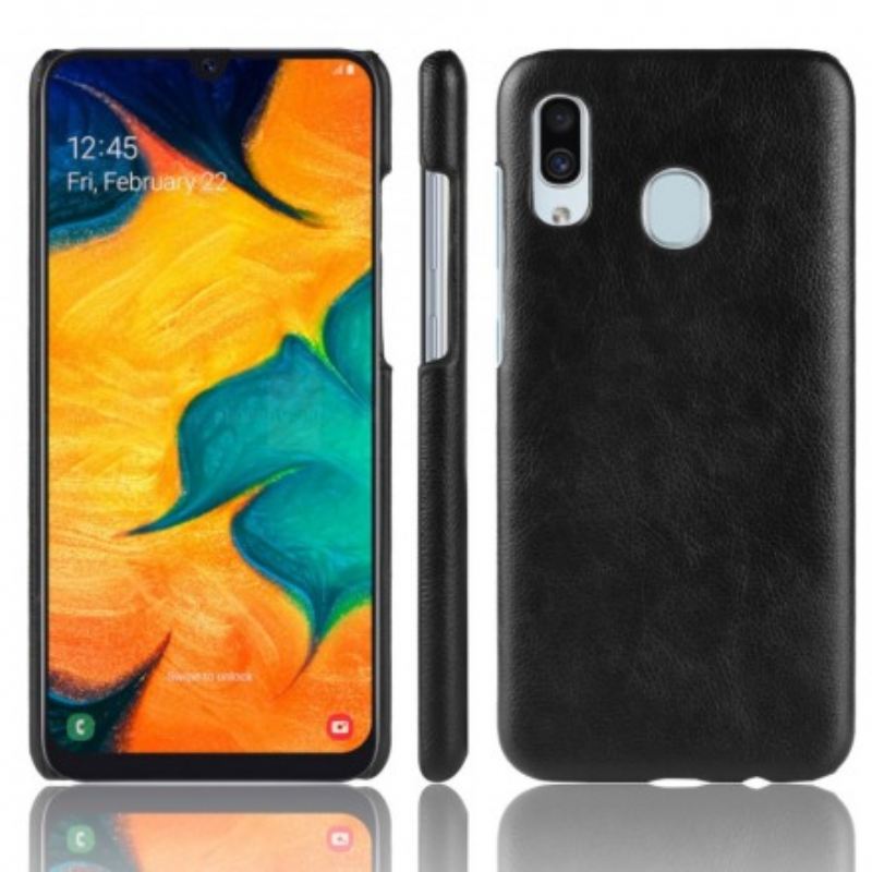 Tok Samsung Galaxy A40 Licsi Bőr Hatás