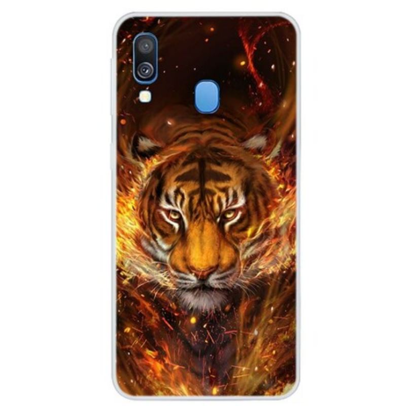 Tok Samsung Galaxy A40 Tűz Tigris