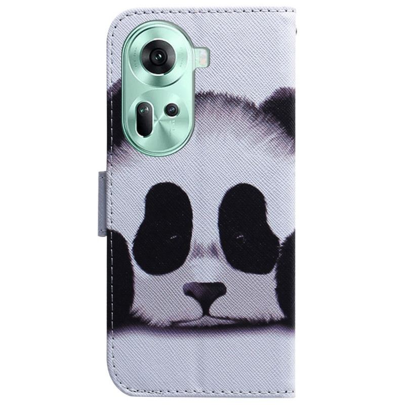 Bőrtok Oppo Reno 11 5g Panda