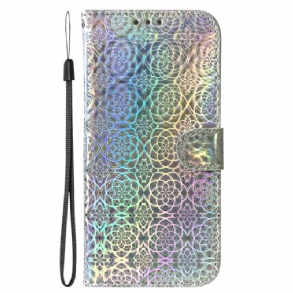 Bőrtok Oppo Reno 11 5g Strappy Disco Stílus