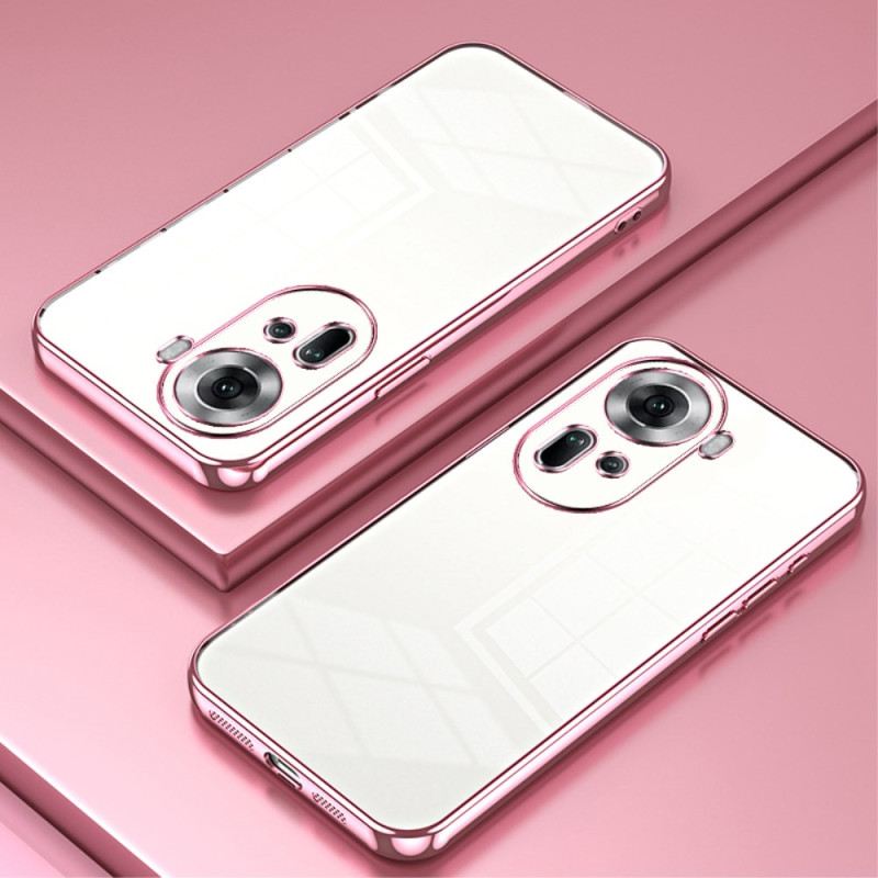 Tok Oppo Reno 11 5g Átlátszó Fémes Élek