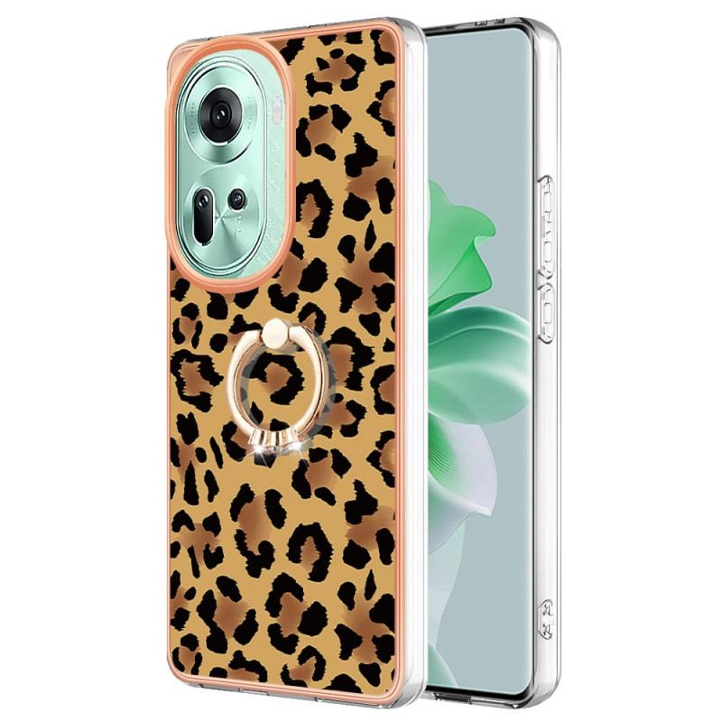 Tok Oppo Reno 11 5g Leopárdnyomtató Gyűrűtartó