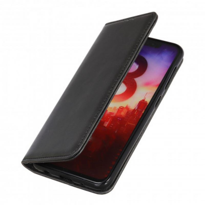 Fliptok Xiaomi Redmi Note 9T Bőrtok Elegance Hasított Bőr