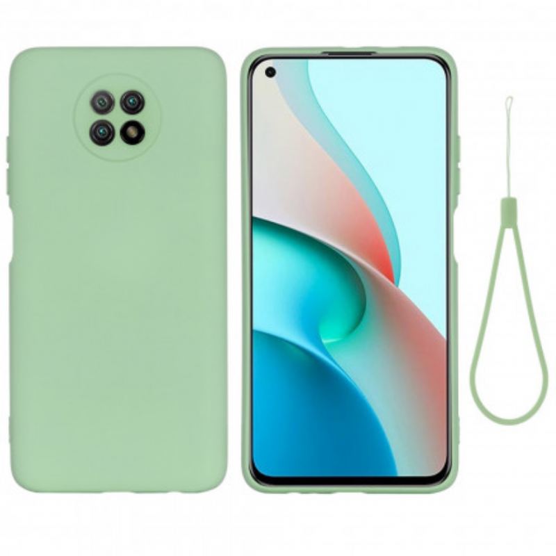 Tok Xiaomi Redmi Note 9T Folyékony Szilikon És Zsinór