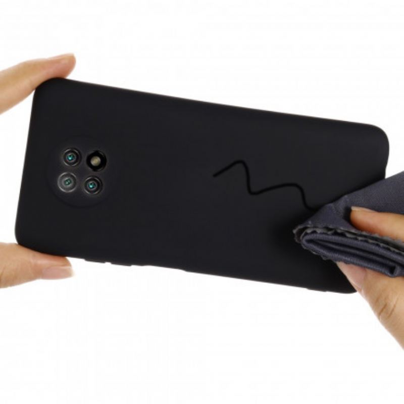 Tok Xiaomi Redmi Note 9T Folyékony Szilikon És Zsinór