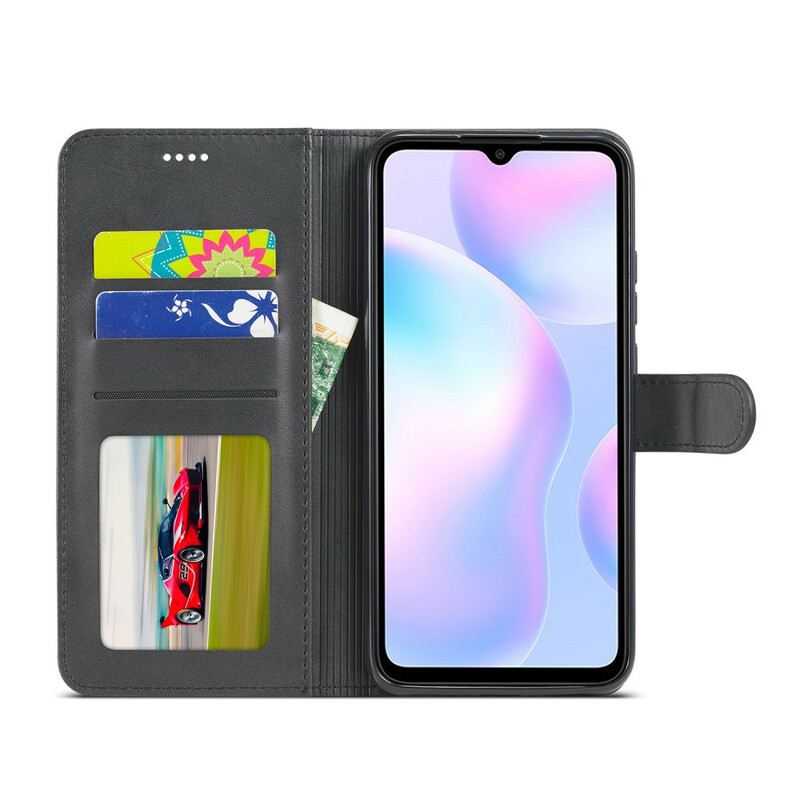 Fliptok / Bőrtok Xiaomi Redmi 9A Lc.imeeke Bőrhatás