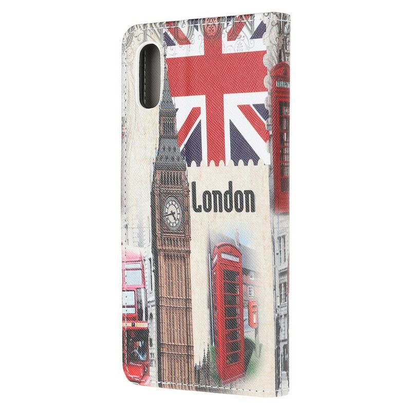 Fliptok / Bőrtok Xiaomi Redmi 9A Londoni Élet