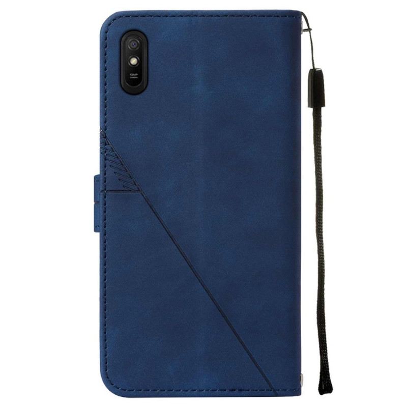 Fliptok / Bőrtok Xiaomi Redmi 9A Piramis Bőr Hatás