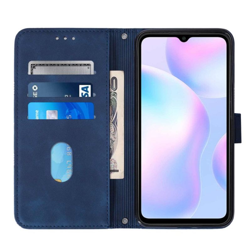 Fliptok / Bőrtok Xiaomi Redmi 9A Piramis Bőr Hatás