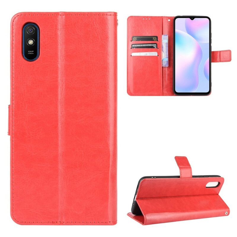 Fliptok / Bőrtok Xiaomi Redmi 9A Ragyogó Műbőr