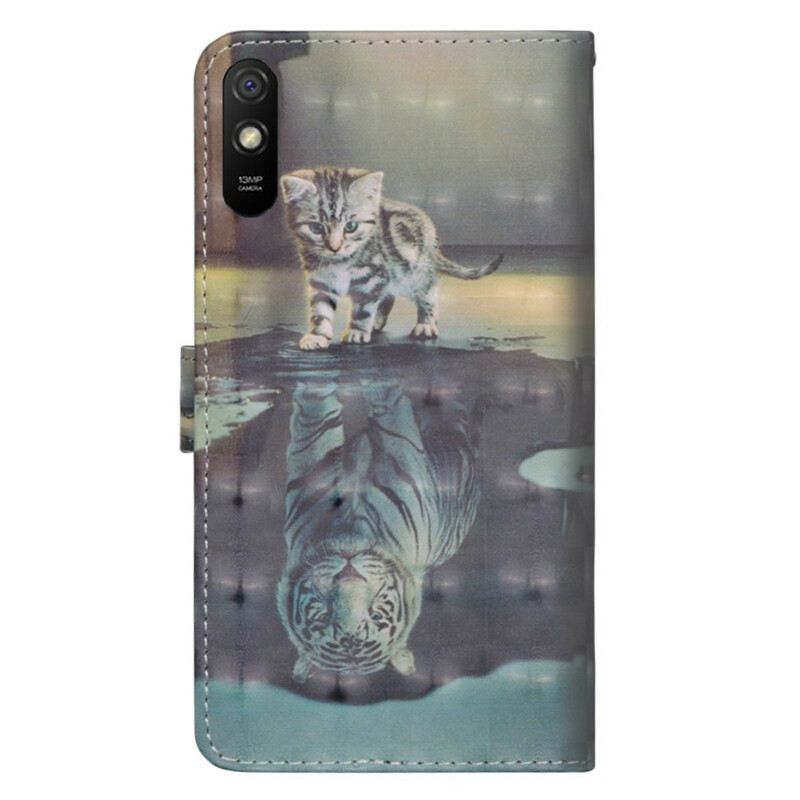 Kinyitható Tokok Xiaomi Redmi 9A Ernest. A Tigris