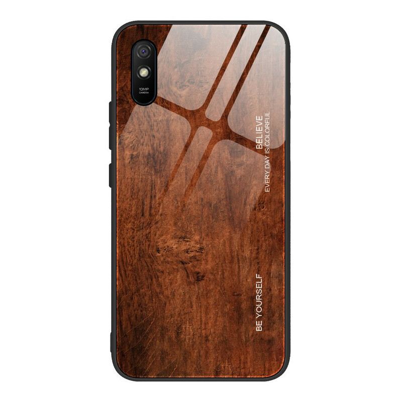 Telefontok Xiaomi Redmi 9A Fa Design Edzett Üveg