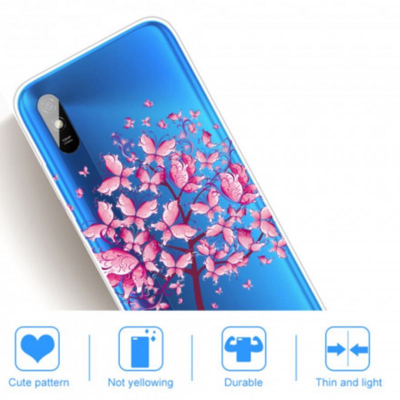 Tok Xiaomi Redmi 9A Pink Tree Top