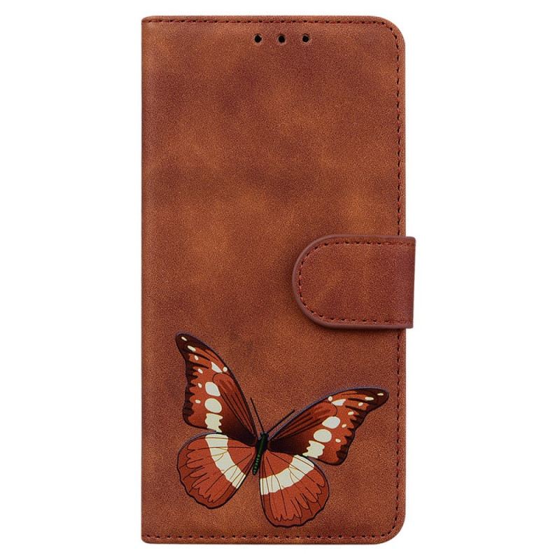 Fliptok / Bőrtok Xiaomi Redmi Note 10 Pro Skin-touch Butterfly