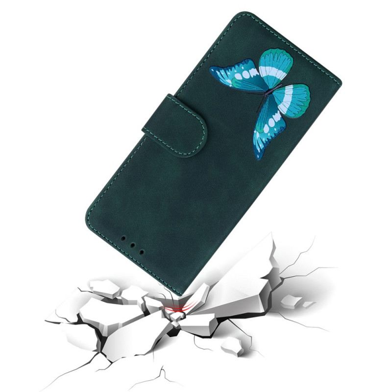 Fliptok / Bőrtok Xiaomi Redmi Note 10 Pro Skin-touch Butterfly