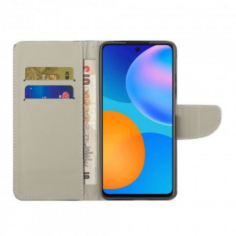 Fliptok / Bőrtok Xiaomi Redmi Note 10 Pro Zöld Fa