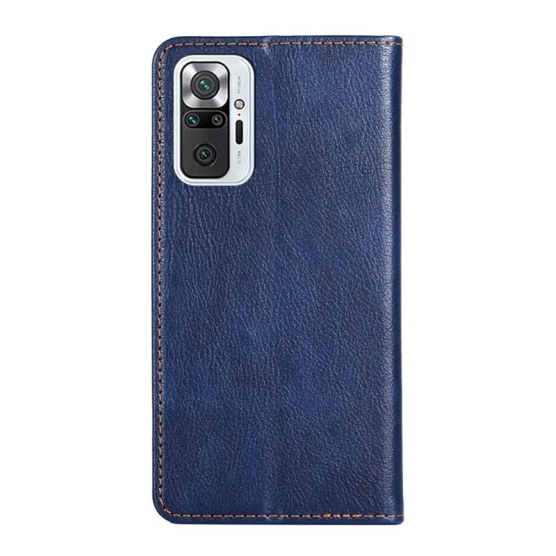 Fliptok Xiaomi Redmi Note 10 Pro Bőrtok Vintage Bőr Stílus