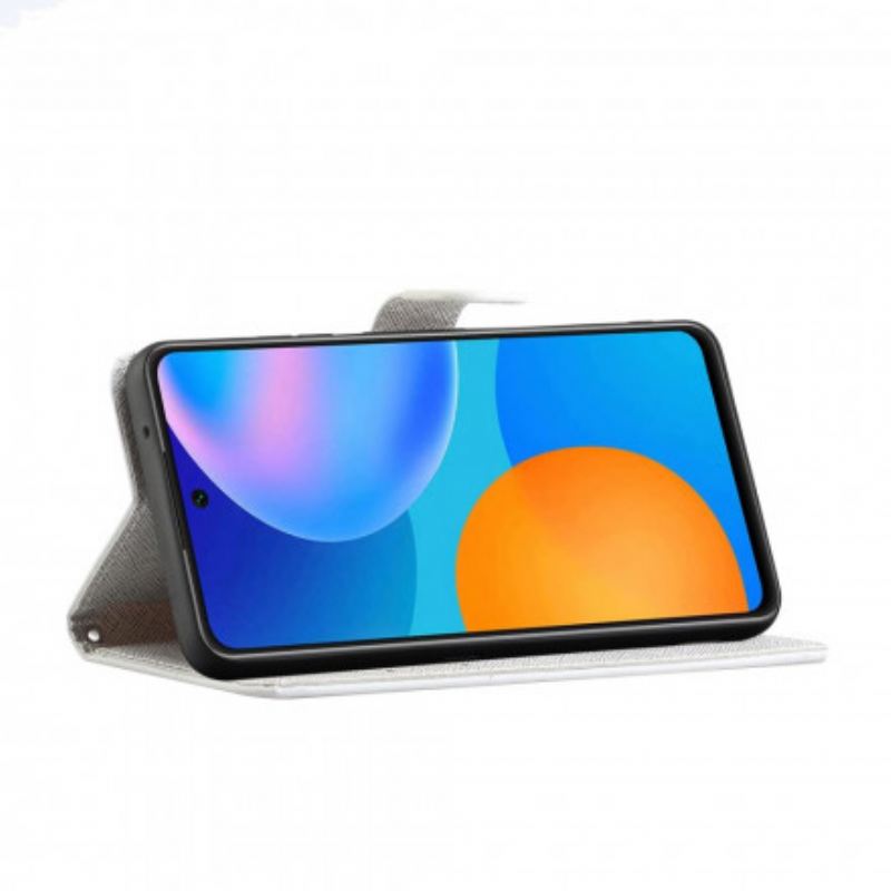 Fliptok Xiaomi Redmi Note 10 Pro szíjjal Funky Macskák Szíjjal