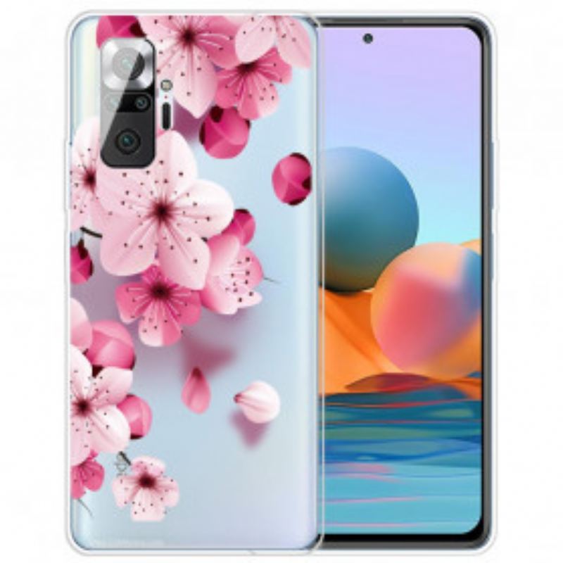 Telefontok Xiaomi Redmi Note 10 Pro Kis Rózsaszín Virágok