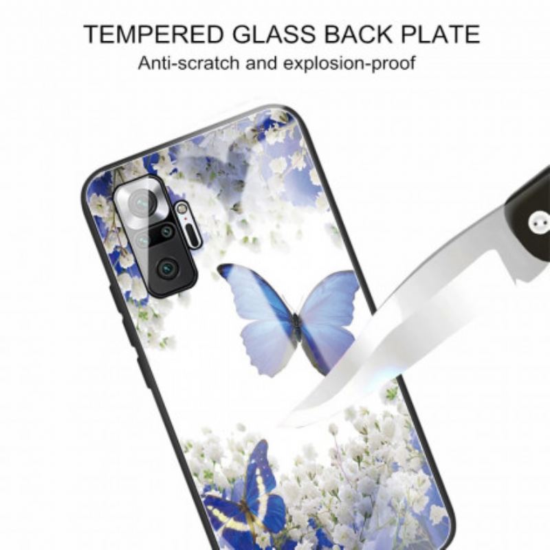 Tok Xiaomi Redmi Note 10 Pro Butterflies Design Edzett Üveg